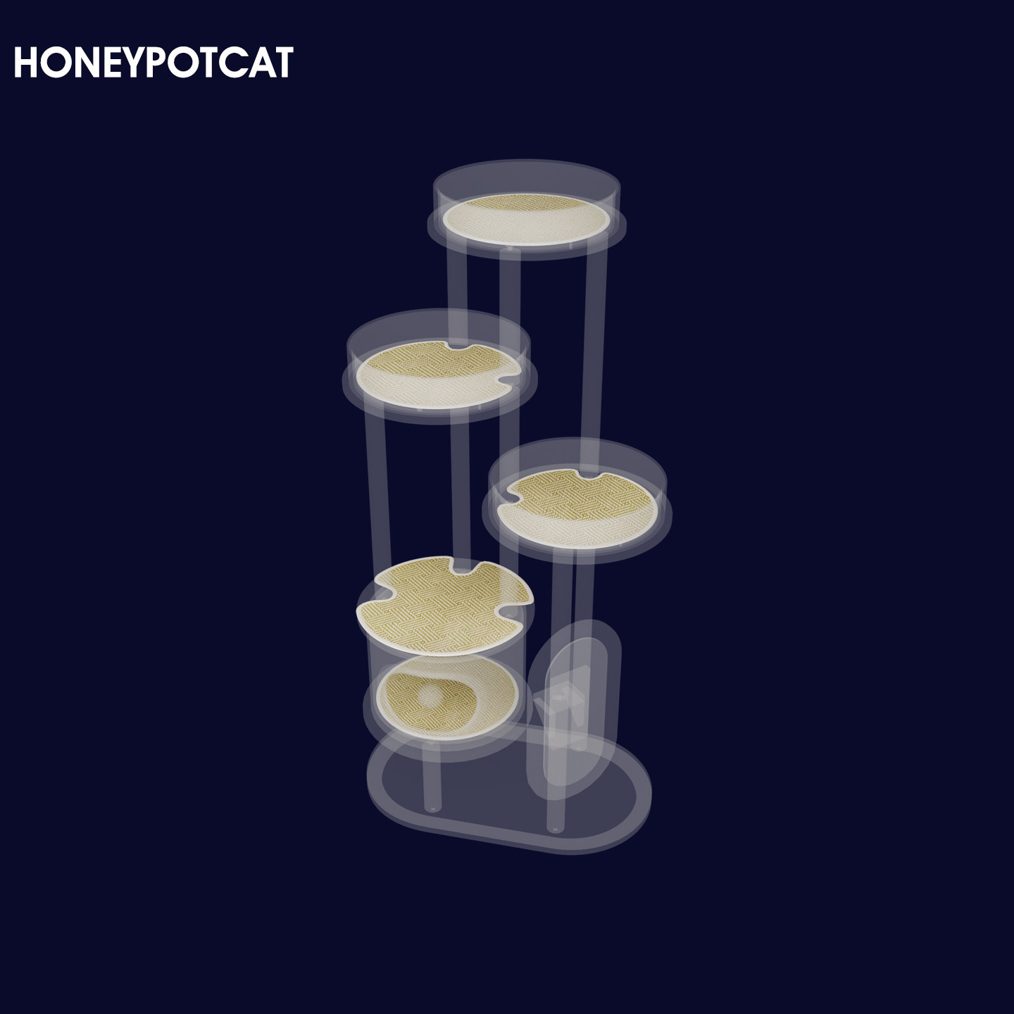 蜜罐猫 猫爬架猫窝猫树一体 整套凉席垫子配件,宠物/宠物食品及用品,猫爬架,淘宝优惠券,粉丝福利购,淘宝优惠卷