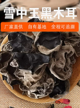 东北特产黑木耳干货厂家直供无根肉厚98克X3袋组合装
