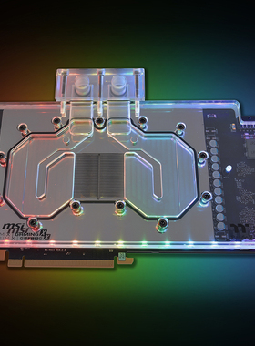 TT分体显卡水冷头Pacific V-RTX 4080适用MSI GAMING TRIO&SUPRIM