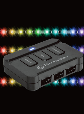 Tt灯条RGB灯带LUMI COLOR 256色手动调节变色LED灯条三条包30cm*3