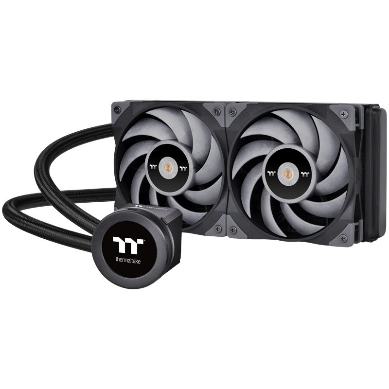 TT钢影TOUGHLIQUID Ultra 240一体式水冷液晶屏CPU水冷散热器