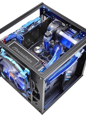 TT分体水冷套装CPU水冷散热器Pacific RL120软铜CPU水冷头水冷液