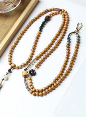 吉祥款包包链印尼檀香DIY钥匙扣厂家批发规格0.8挂绳饰品吊坠饰