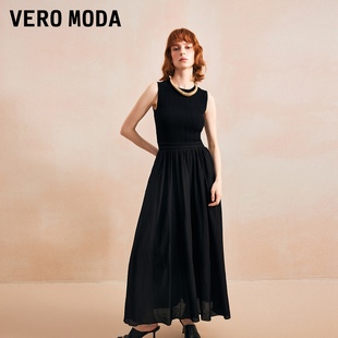 连衣裙2024春夏新款 Vero Moda 魔法裙 气质女人度假风蕾丝长裙