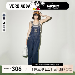 【新品】Vero Moda牛仔裤背带裤女迪士尼米奇联名2023秋季新款