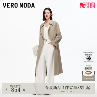 H版 新款 开衩底摆巴恩风外套女325421002 Moda风衣2026春季 Vero