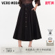 单排扣腰带口袋A字裙时髦精致百搭 新款 Vero Moda半身裙2026春季