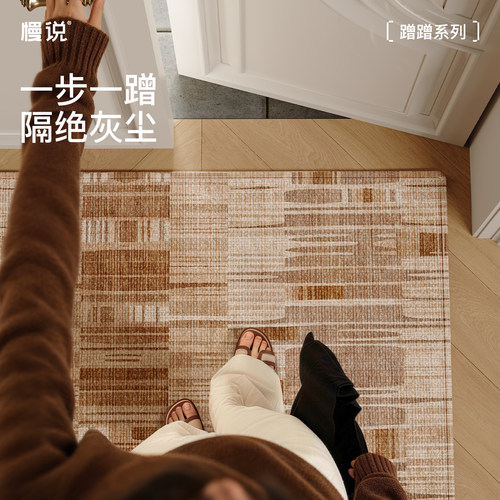 入户门专用地垫轻奢高级感进门耐脏防滑垫玄关家用门外蹭土脚踏垫