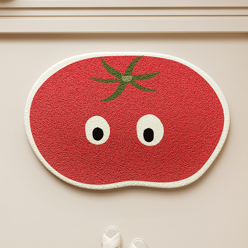 浴室地垫冬季浴缸洗澡吸水速干防滑脚垫卫生间门口毛绒加厚大地毯