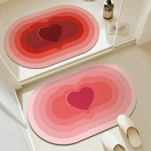 浴室防滑吸水卫生间地垫厕所强门口洗手间硅藻泥速干脚垫地毯卫浴