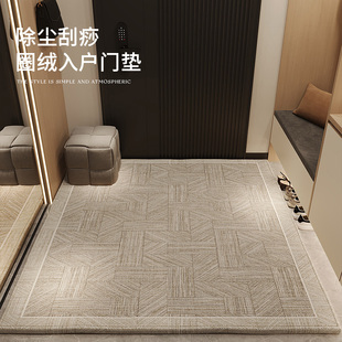 大门口高级感地垫入户门玄关裁剪家用地毯门外防滑进门轻奢脚垫