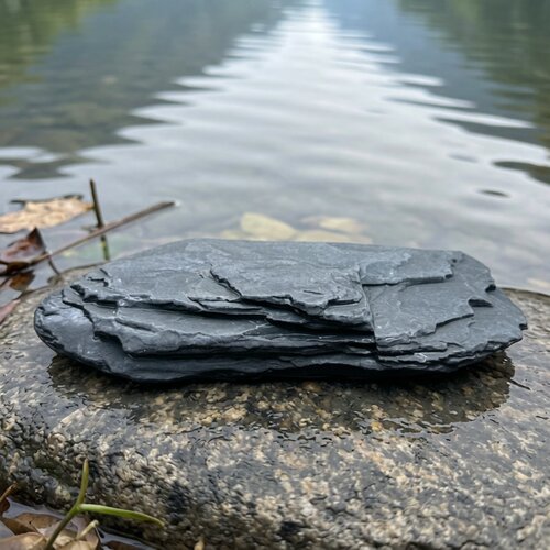 天然溪流石鱼缸造景石