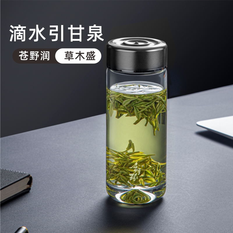 启明缘单层玻璃杯透明耐高温茶杯