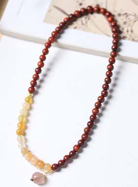 静美款紫檀木DIY手链 首饰厂家批发规格0.6男女文玩装饰念珠装饰