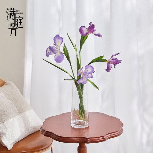 鸢尾花仿真花装饰插花