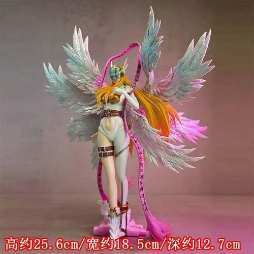 数码宝贝动漫周边桌面装饰陈列机箱摆件月神殿mine天女兽手办模型