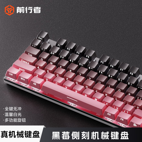 前行者TK100侧刻渐变机械键盘