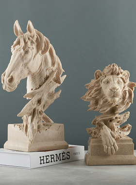 客厅电视柜酒柜装饰摆件轻奢高档家居饰品办公室高级抽象艺术雕塑