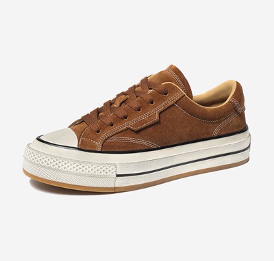 新款时尚休闲百搭简约圆头女款帆布鞋