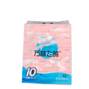 万林飞鸽10联包抽纸3提装6层可湿水软包抽纸袋装家用