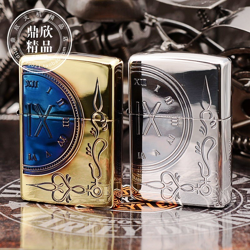 ¶¦ÐÀÕýÆ·ZIPPO´ò»ð»ú ѬÍÉ« ŷʽ¹ÅÖÓ ÈÕ°æÔ×° ÒøÉ« ¹ÅÂÞÂíÊý×Ö