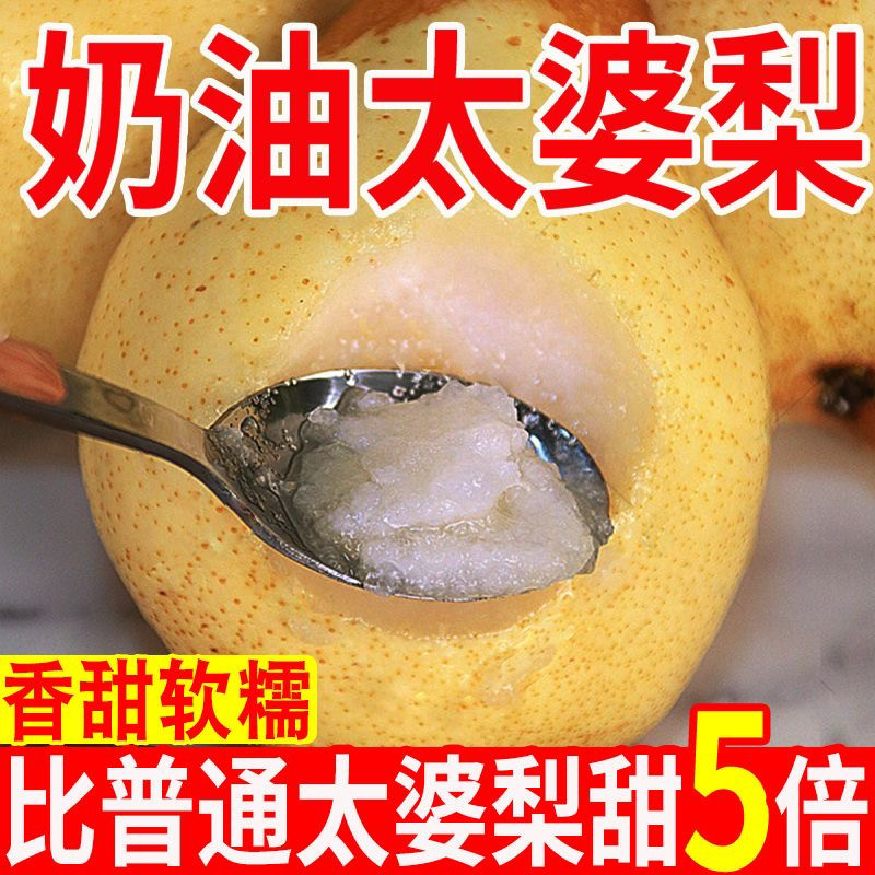 河北正宗香蕉梨贵妃梨软糯香甜大梨