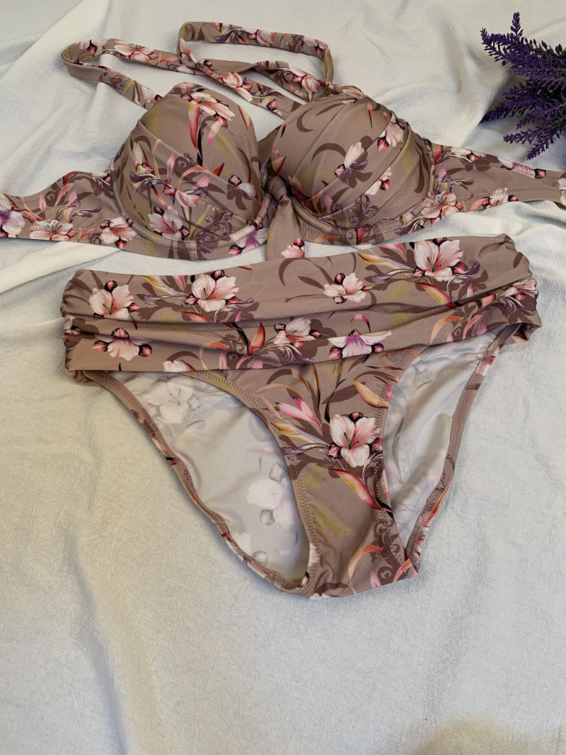 70e/32dd比基尼套装 y723杂款欧美足码尺寸泳衣 大罩杯小下围样板