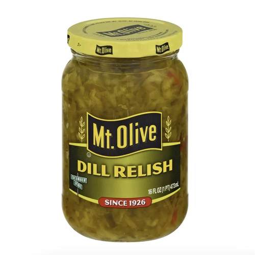 美国直邮Mt. Olive Dill Relish Pickles 美式汉堡莳萝泡酸黄瓜
