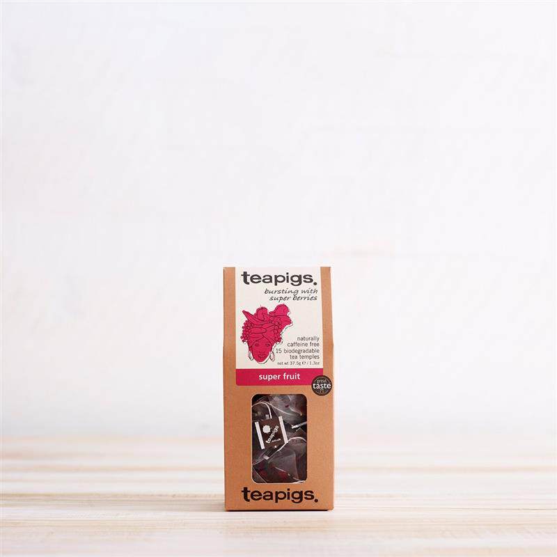 27年过期 teapigs茶猪猪超级水果茶英国进口 花果茶袋泡茶15袋