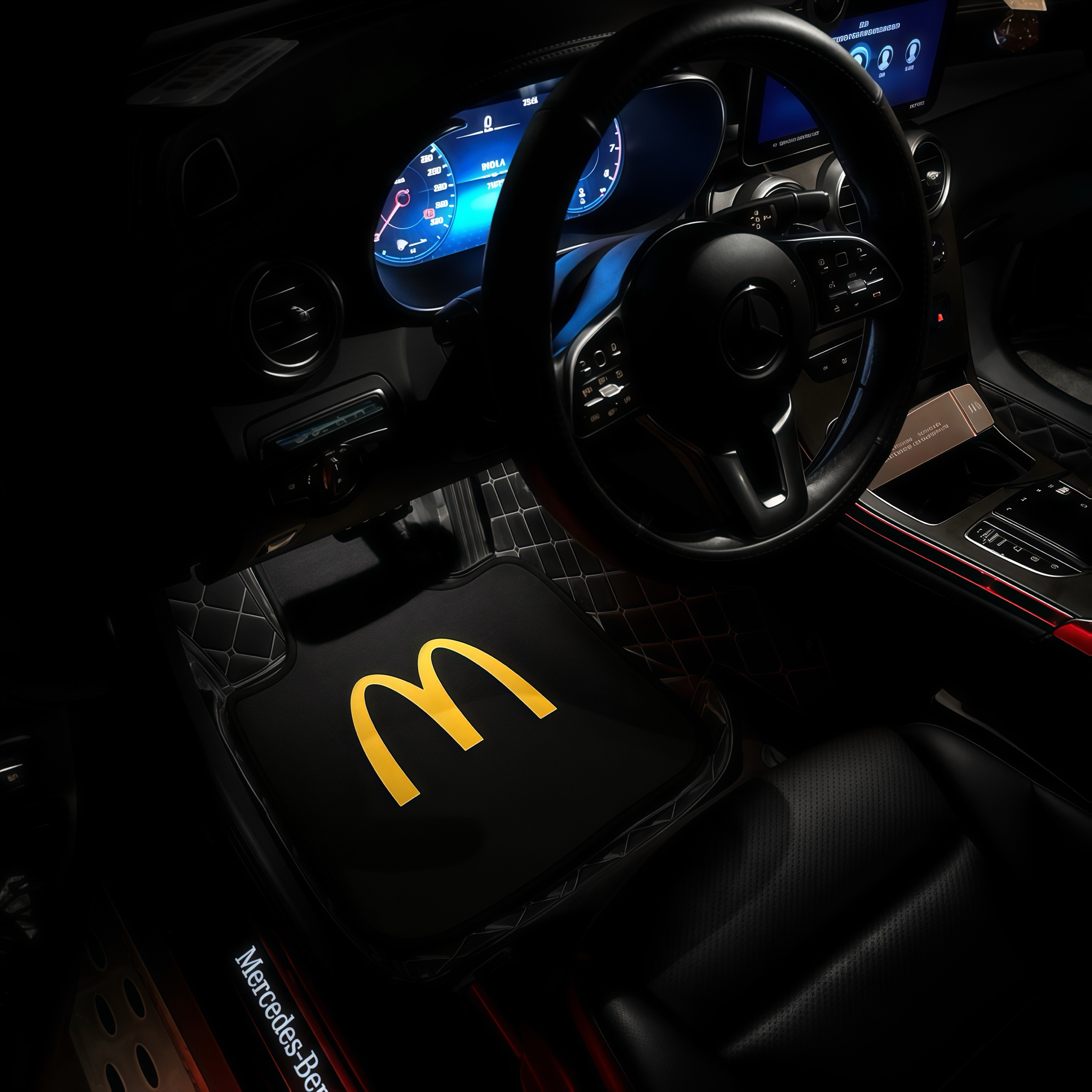 麦门汉堡薯条脚垫汽车耐脏耐磨防滑无异味新款麦当劳元素车内用品,汽车用品/电子/清洗/改装,通用脚垫,淘宝优惠券,粉丝福利购,淘宝优惠卷