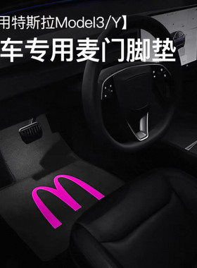 适用于焕新版特斯拉modely麦门薯条脚垫model3专用汽车后备箱配件