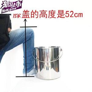 。锈钢水桶带盖商用家用手提式桶304加厚大容量幼儿园桶油桶汤桶
