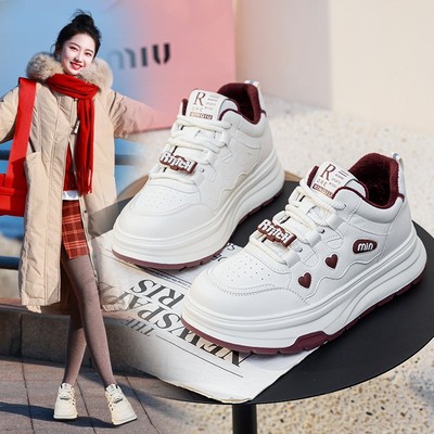 时尚大码女鞋41到43小白鞋二棉鞋