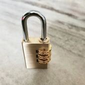 门挂锁行李箱包密码 锁头挂锁 锁家用纯铜健身房柜实心小锁密码