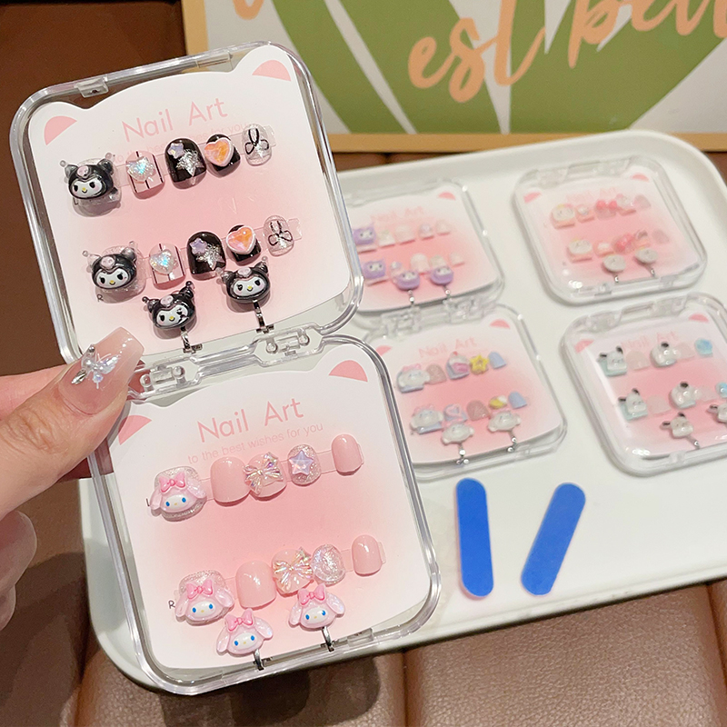 儿童穿戴甲自粘美甲贴