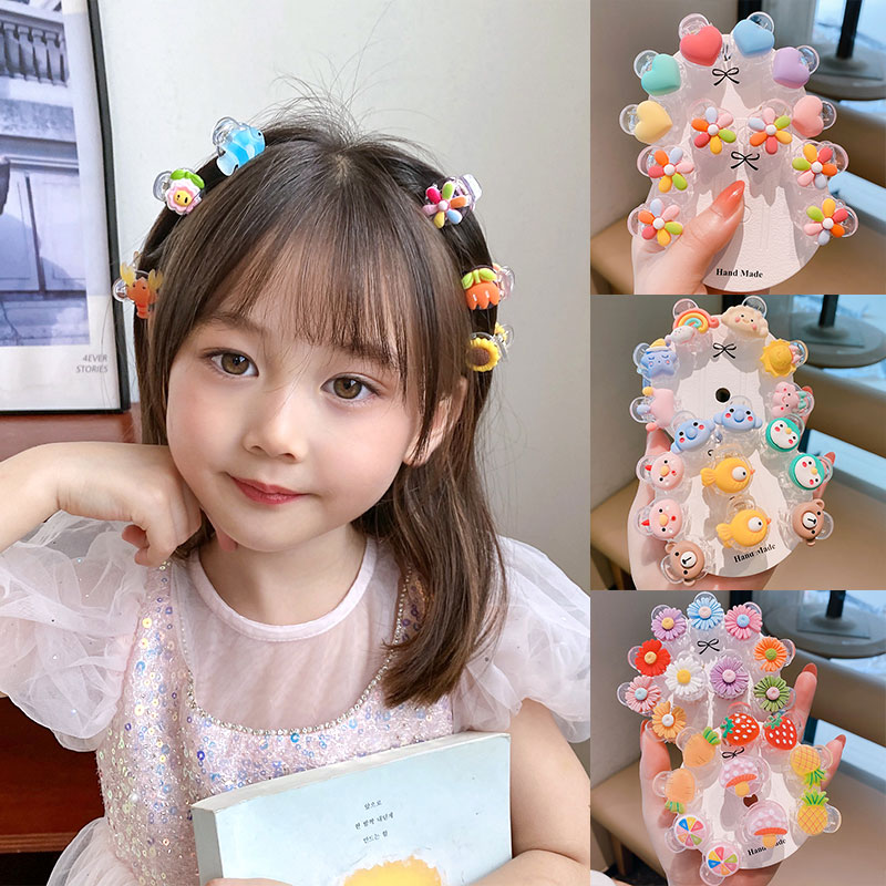 儿童网红2021新款发饰小女孩可爱碎发抓夹女童不伤发夹子发饰发卡