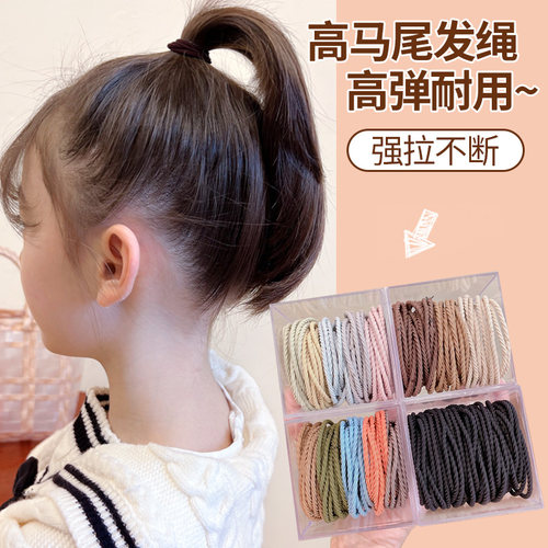 甜美女童多款可选发绳高弹力