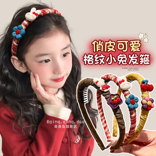 儿童秋冬发箍女童不勒头防滑头箍宝宝刘海碎发整理神器压发卡头饰