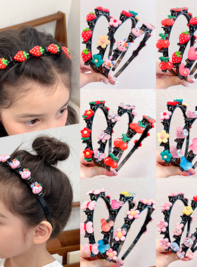 儿童发箍编发神器可爱女童刘海碎发卡宝宝头箍不伤发女孩洋气发饰