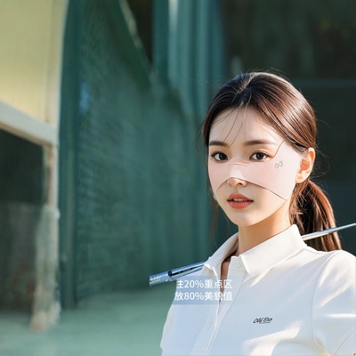 新款冰丝防晒面罩户外遮阳防紫外线女凉感透气护颧骨
