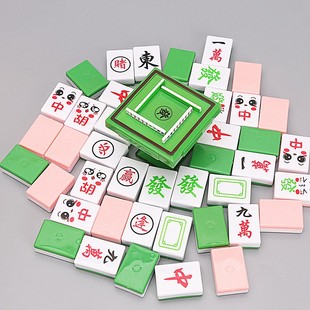 创意蛋糕装饰摆件麻将桌暴富发十三幺逢赌必赢父亲节爸爸生日插件