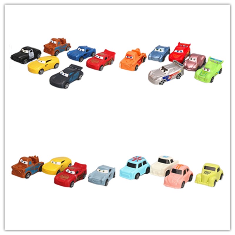 动画迷你汽车飞机模型生日蛋糕