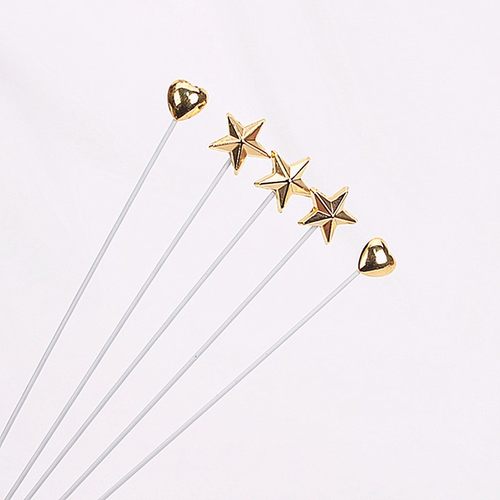 金色五角星爱心甜品台生日蛋糕