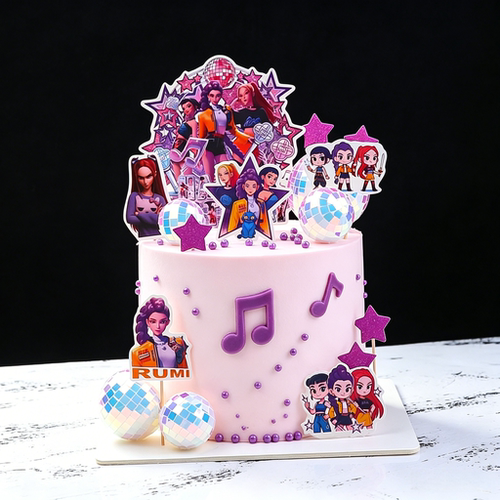 猎魔少女生日蛋糕装饰定制DIY