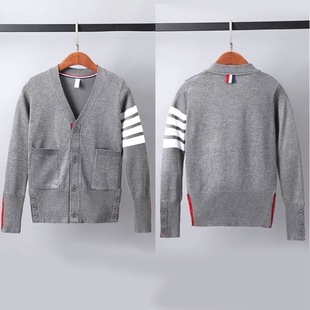 毛衣开衫男童秋冬季百搭宽松儿童款长袖短款tb衫