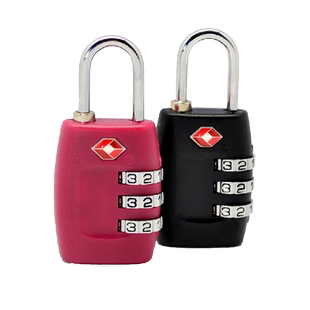 TSA海关密码锁箱包锁出国旅行挂锁美国小行李箱锁宿舍健身房柜子