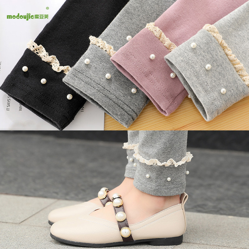 女童打底裤纯棉2026新款裤子春秋外穿薄款儿童小童女宝宝洋气春装,童装/婴儿装/亲子装,裤子,淘宝优惠券,粉丝福利购,淘宝优惠卷