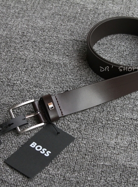 [db s]德国代购 HUGO BOSS  男款真皮休闲皮带腰带35MM 50486839