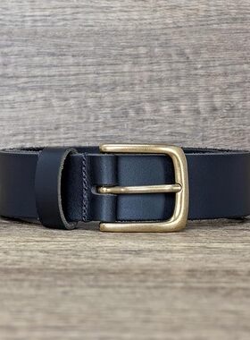 [db s]美国代购 Ashford Ridge 男款休闲牛皮皮带腰带34MM 英国产