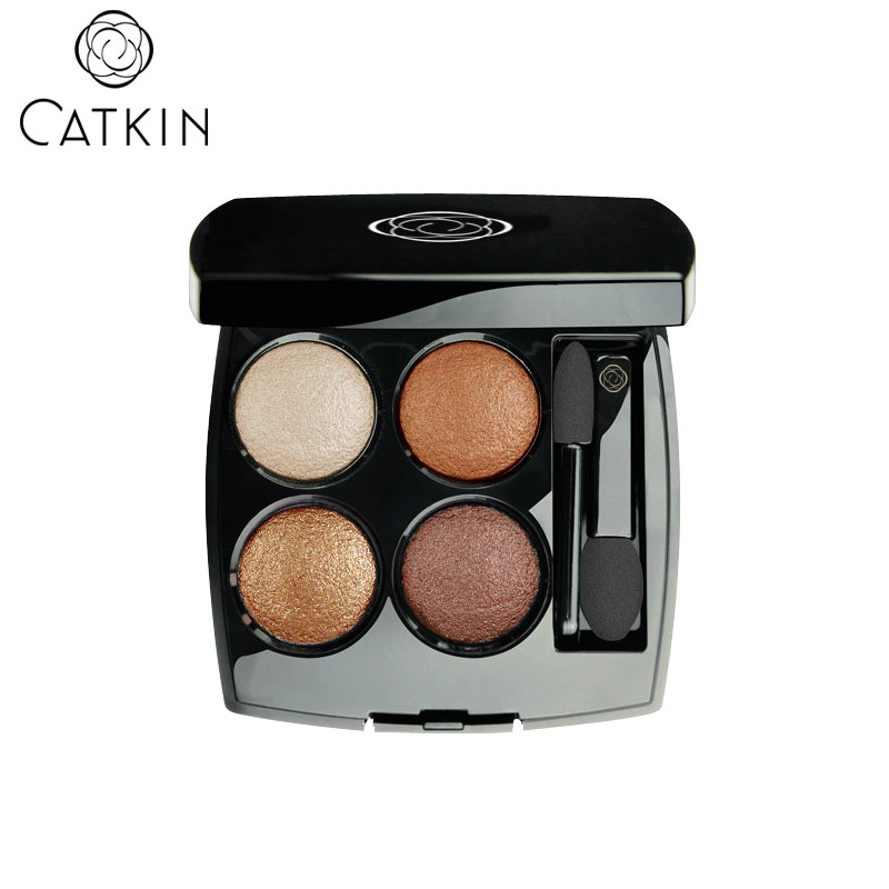 catkin/卡婷 大开眼界四色眼影 大地色眼影 防水持久不晕染 专柜